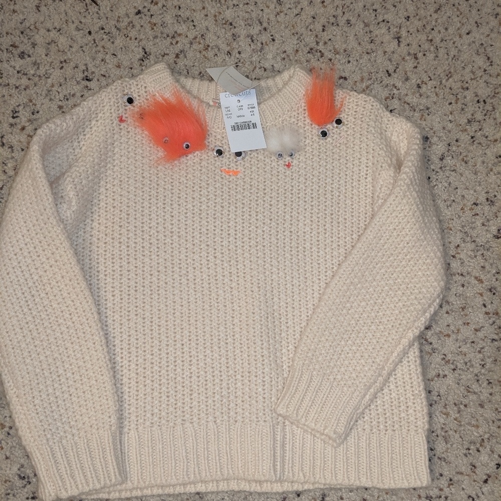 Crewcuts monster sweater